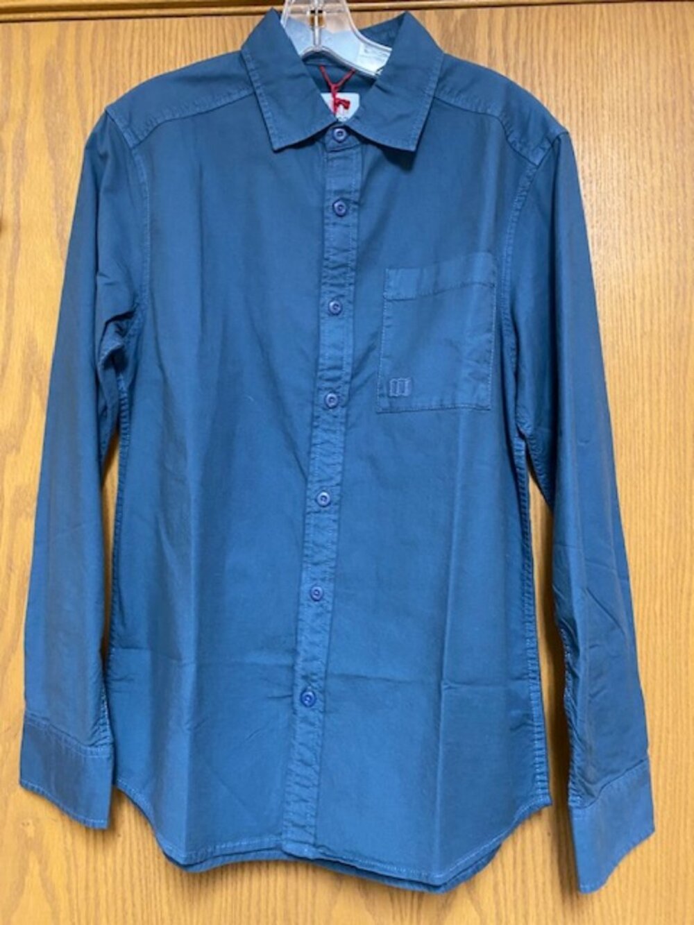 Topo, Men's Dirt Desert Shirt.   Stone Blue.  Size Small